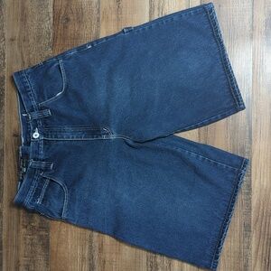 Vintage 90s Guess Jeans Pascal Wide Leg Painter's Shorts Size 36 x 14"